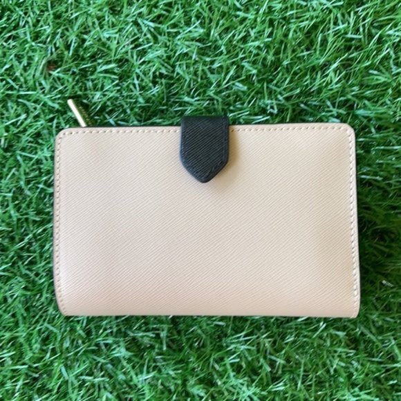 Kate Spade Staci Colorblock Medium Compact Bifold Wallet Warm Beige Multi - Picture 5 of 16